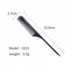 Pieptene de par plastic si metal pin antistatic #0220 Accesorii / pensule machiaj